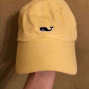 Vineyard vines yellow baseball cap hat